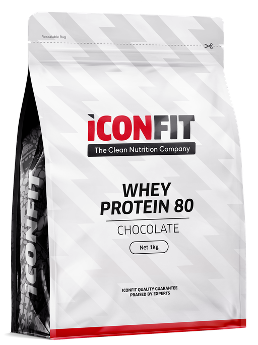 ICONFIT Sūkalu Proteīns 80 - Šokolādes pulveris, 1 kg