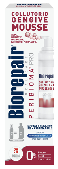BIOREPAIR Peribioma mutes skalojamās putmases, 200 ml