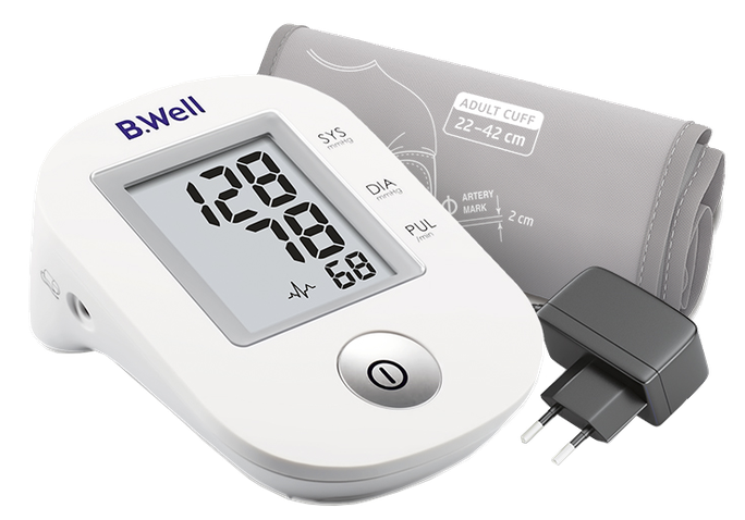 B.WELL PRO-33 augšdelma tonometrs ar adapteru, 1 gab.