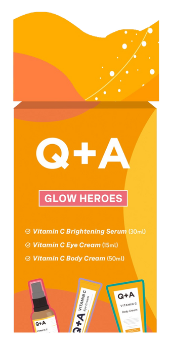 Gaisminošo varonu komplekts Q+A Glow Heroes, 1 gab.