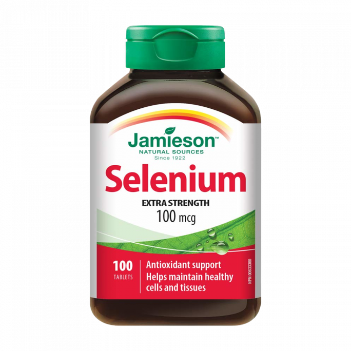 JAMIESON Selēna tabletes 100 mcg, 100 gab.