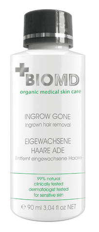 BioMD Ingrow Gone – 90 ml emulsija pret ieaugušiem matiņiem