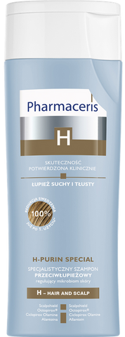 PHARMACERIS H-Purin Special šampūns 250 ml matu un galvas ādas kopšanai
