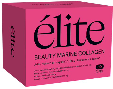 Marine Collagen ELITE Beauty pulveris — 30 paciņas