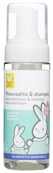 AINU Bērna putas šampūns, 150 ml