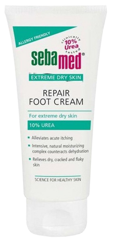 SEBAMED Extreme Dry Skin krēms pēdām ar 10% urīnvielu, 100 ml maska