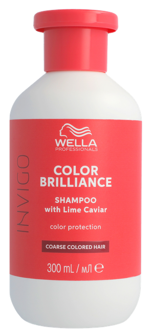 WELLA PROFESSIONALS Invigo Color Brilliance šampūns rupjiem krāsotiem matiem, 300 ml