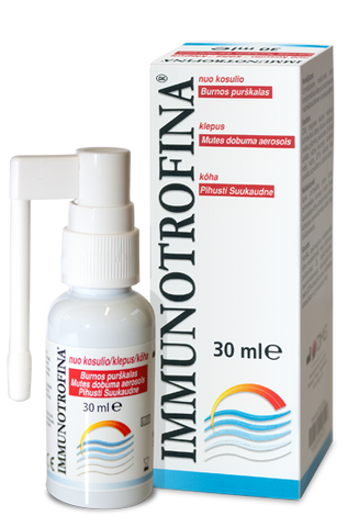 IMMUNOTROFINA aerosola izsmidzinātājs, 30 ml