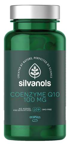 SILVANOLS Premium 100mg Koenzīma Q10 kapsulas, skaits 120