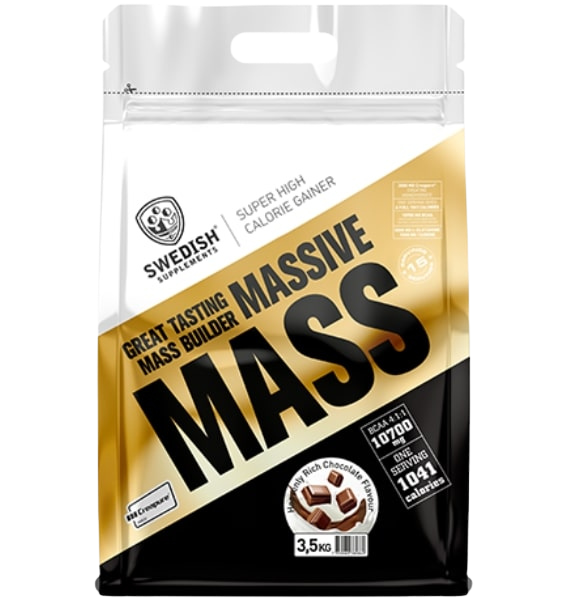 SWEDISH SUPPLEMENTS Massive Mass Heavenly Rich Chocolate pulveris 3500 g