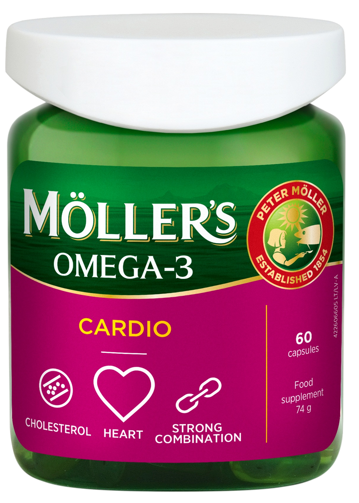 MOLLERS Cardio Omega-3, 60 kapsulas