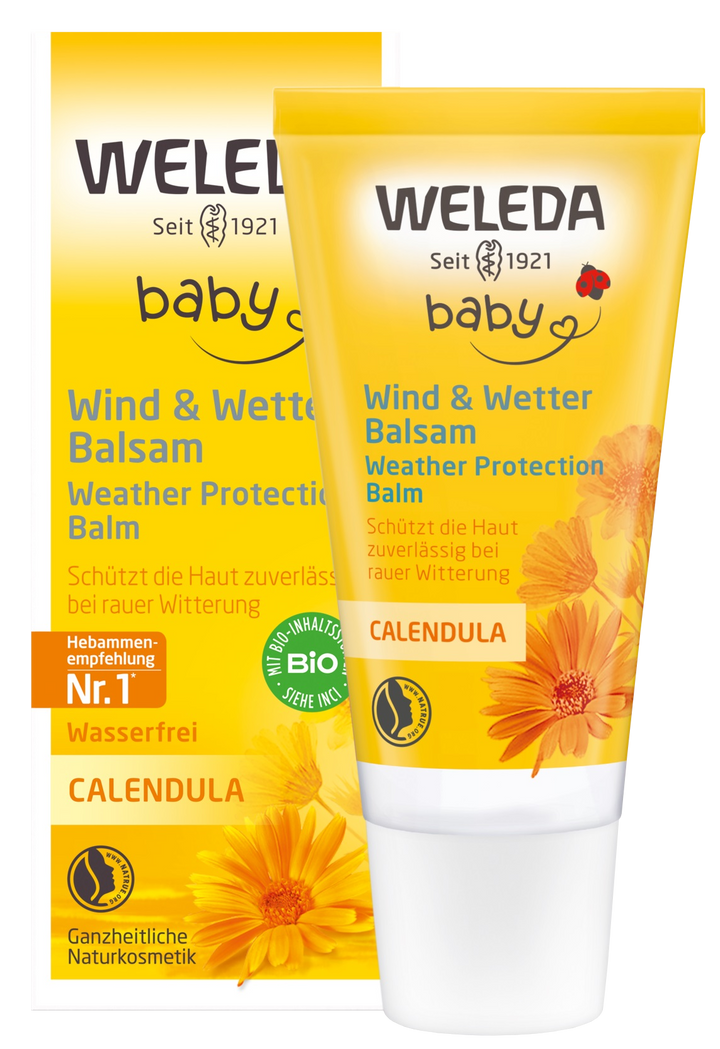 WELEDA Kliņģerīšu aizsargkrēms mazuļiem 30 ml – aizsardzība skarbos apstākļos