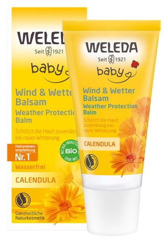 WELEDA Kliņģerīšu aizsargkrēms mazuļiem 30 ml – aizsardzība skarbos apstākļos