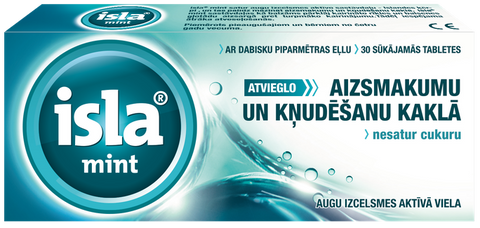 ISLA MINT 30 sūkājamās tabletes