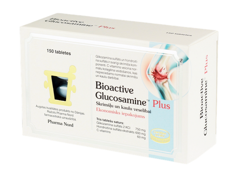 BIOACTIVE Plus Glucosamine tabletes (150 gab.)