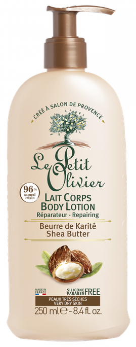 Shea Butter ķermeņa losjons LE PETIT OLIVIER, 250 ml