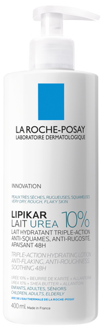 LA ROCHE-POSAY Lipikar Lait Urea 10% losjons ķermenim, 400 ml