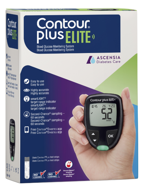 CONTOUR Plus Elite glikometrijas aparāts, 1 vienība