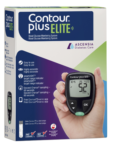 CONTOUR Plus Elite glikometrijas aparāts, 1 vienība